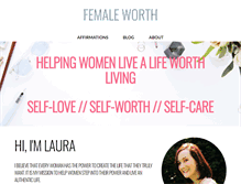 Tablet Screenshot of femaleworth.com